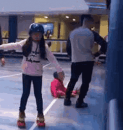 Kid Skating Falling Funny GIF