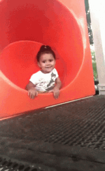 Kid Sliding Wave See Ya GIF