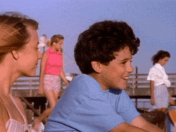 Kid Throwing Out Cheesy Lines GIF