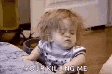 Kid Tired GIF