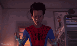 Kid Turning Into Spiderman Meme GIF