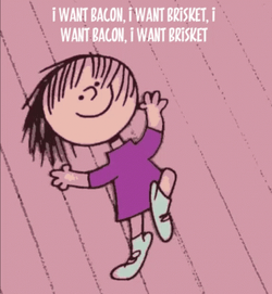 Kid Wants Bacon Brisket GIF