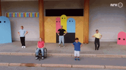 Kid Wheelchair Dancing GIF