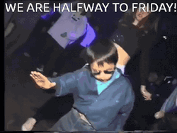 Kiddo Dancing We Are Half Way There GIF