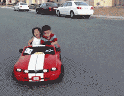 Kids Drifting  GIF