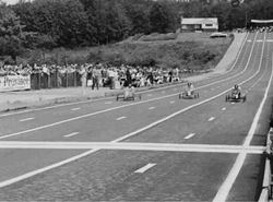 Kids Vintage Race Finish Line GIF