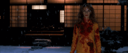 Kill Bill Bride In Yellow Suit GIF