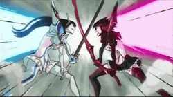Kill La Kill Kiryuin And Ryuko Explosion GIF