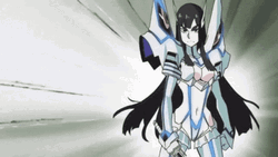 Kill La Kill Kiryuin And Ryuko Fighting GIF
