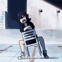 Kill La Kill Ryuko Shouting GIF