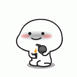 Kill Quby Holding Bomb And Pocket Lighter GIF