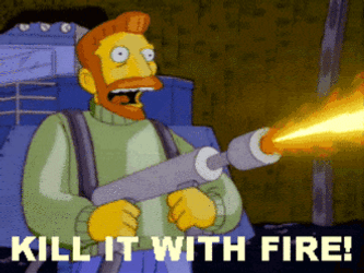 Kill With Fire Hank Scorpio The Simpsons GIF