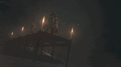 Killer Drowns Victim Pushing Over The Edge GIF