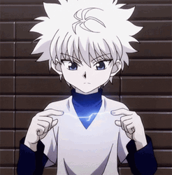Killua Pfp Finger Electricity GIF