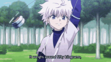 Killua Zoldyck Practicing Yo-Yo GIF