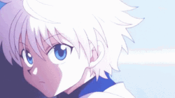 Killua Zoldyck Smiling Sweetly GIF