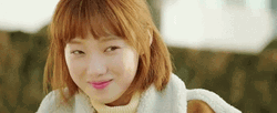 Kim Bok-Joo Finger Hearts Kiss GIF