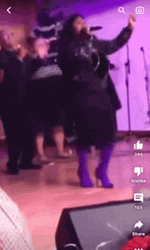 Kim Burrell Falling Down On Stage GIF