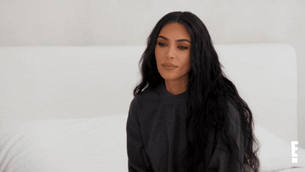 Kim K Rolling Eyes GIF