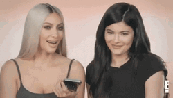 Kim K With Kylie Jenner GIF