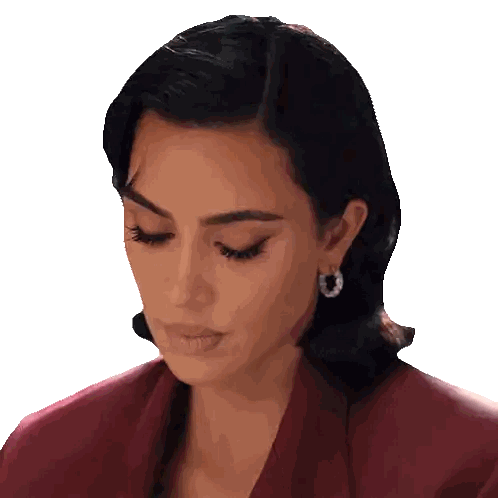 Kim Kardashian Close Up Sticker