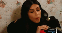Kim Kardashian Eating