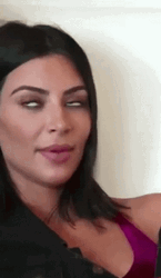 Kim Kardashian Eye Roll Annoyed