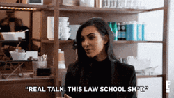 Kim Kardashian Hates Law School GIF