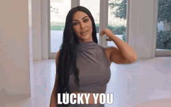Kim Kardashian Lucky You GIF