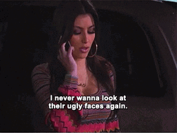Kim Kardashian Not Looking Again GIF