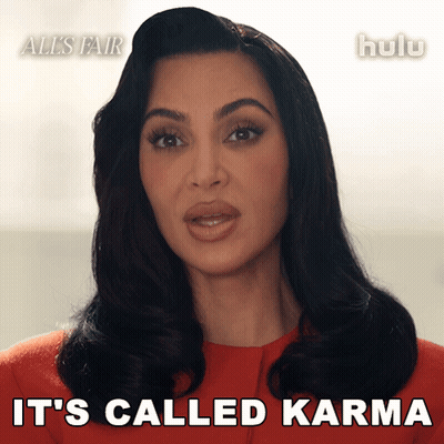Kim Kardashian Says It's Called Karma GIF