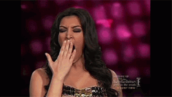 Kim Kardashian Yawn GIF