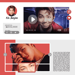 Kim Nam-Joon BTS Social Media Accounts GIF