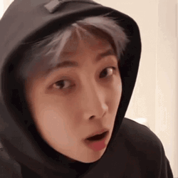 Kim Nam-Joon Lip Bite GIF