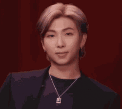 Kim Nam-Joon Nodding GIF