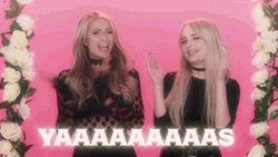 Kim Petras And Paris Hilton GIF