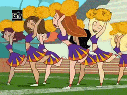 Kim Possible Cheering Squad GIF