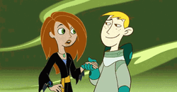 Kim Possible Hugging Ron Stoppable GIF