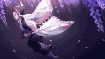 Kimetsu No Yaiba Anime Soaring Shinobu GIF