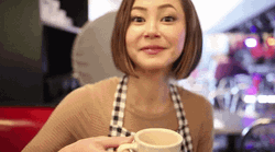 Kimiko Glenn Sipping Tea GIF