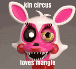 Kin Circus Loves Mangle GIF