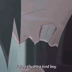 Kind Sasuke Uchiha Sobbing Silently  GIF