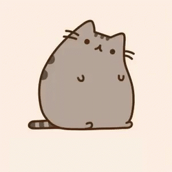 Kinda Lazy Cat On Pusheen Thanksgiving GIF