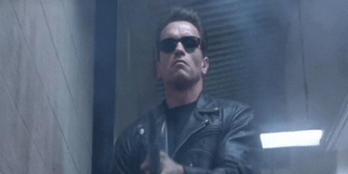 Kindergarten Cop Detective John Kimble Firing Gun GIF