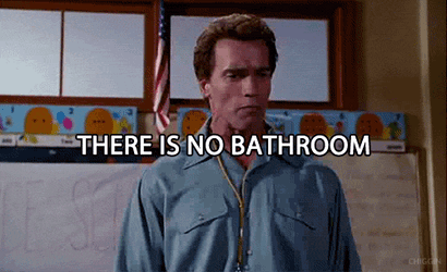 Kindergarten Cop Detective John Kimble No Bathroom GIF