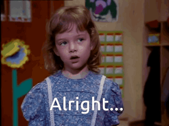 Kindergarten Cop Emma Alright GIF