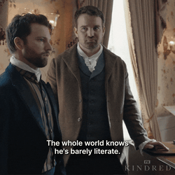 Kindred The Whole World Knows He Cant Read GIF