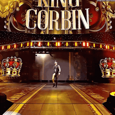 King Corbin Walking Down Aisle GIF