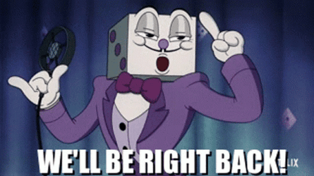 King Dice Be Right Back While Holding Microphone GIF