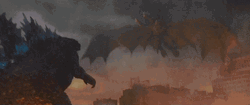 King Ghidorah Grads Godzilla GIF